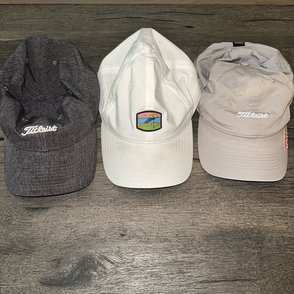 3 Golf Hats